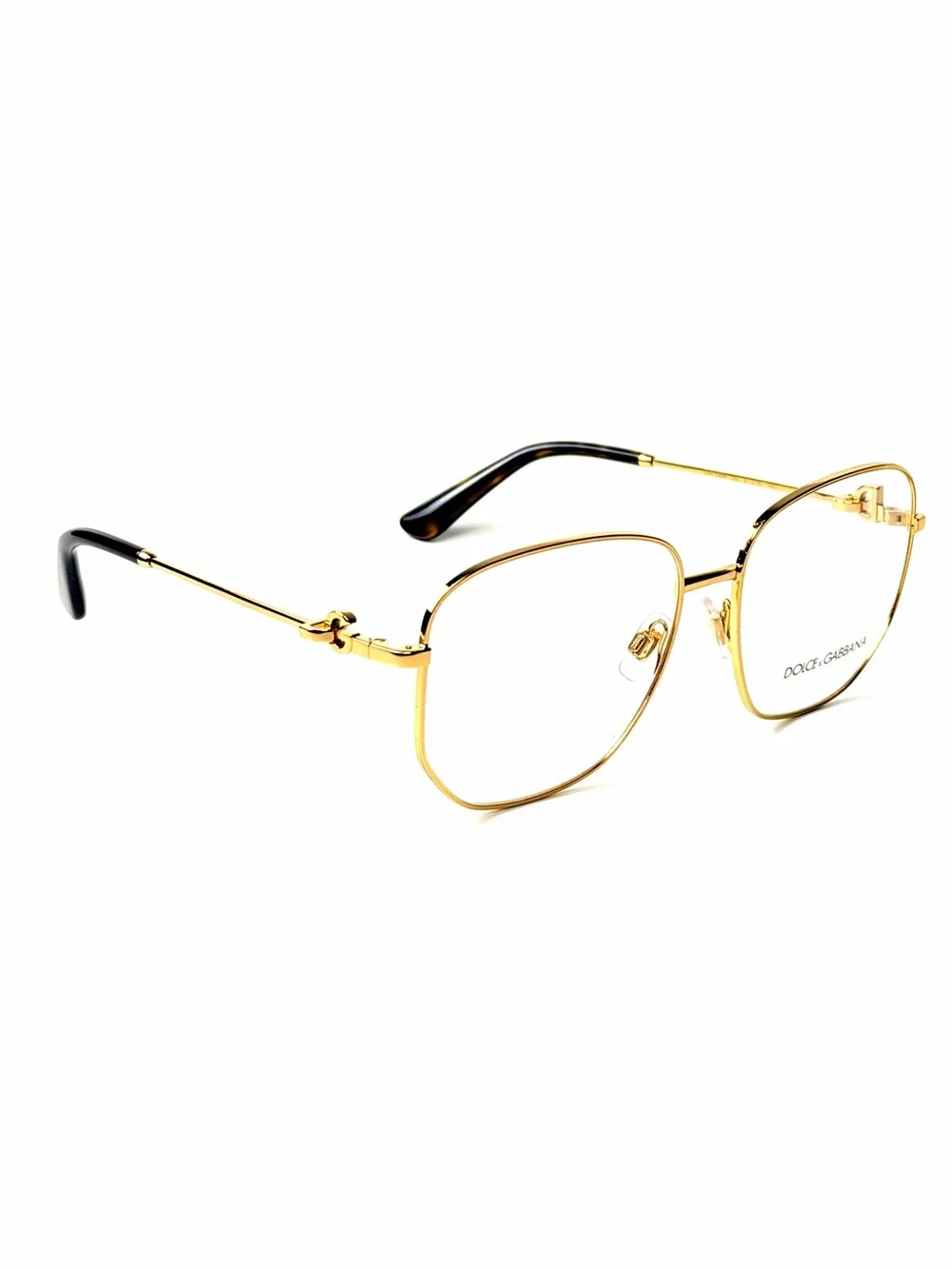 Dolce & Gabbana Eyeglasses DG 1356 02 Gold Authentic New 57mm NWT